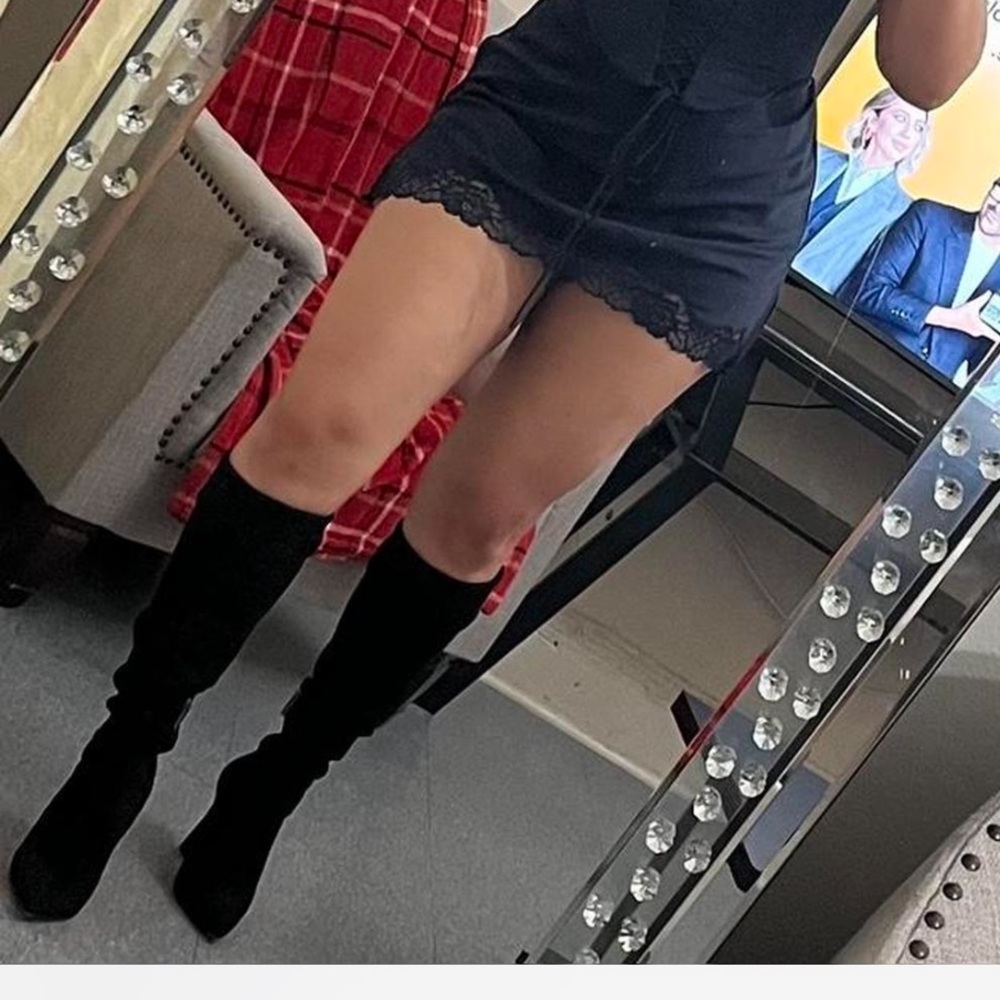 Jennifer Lopez Black Ankle Boots